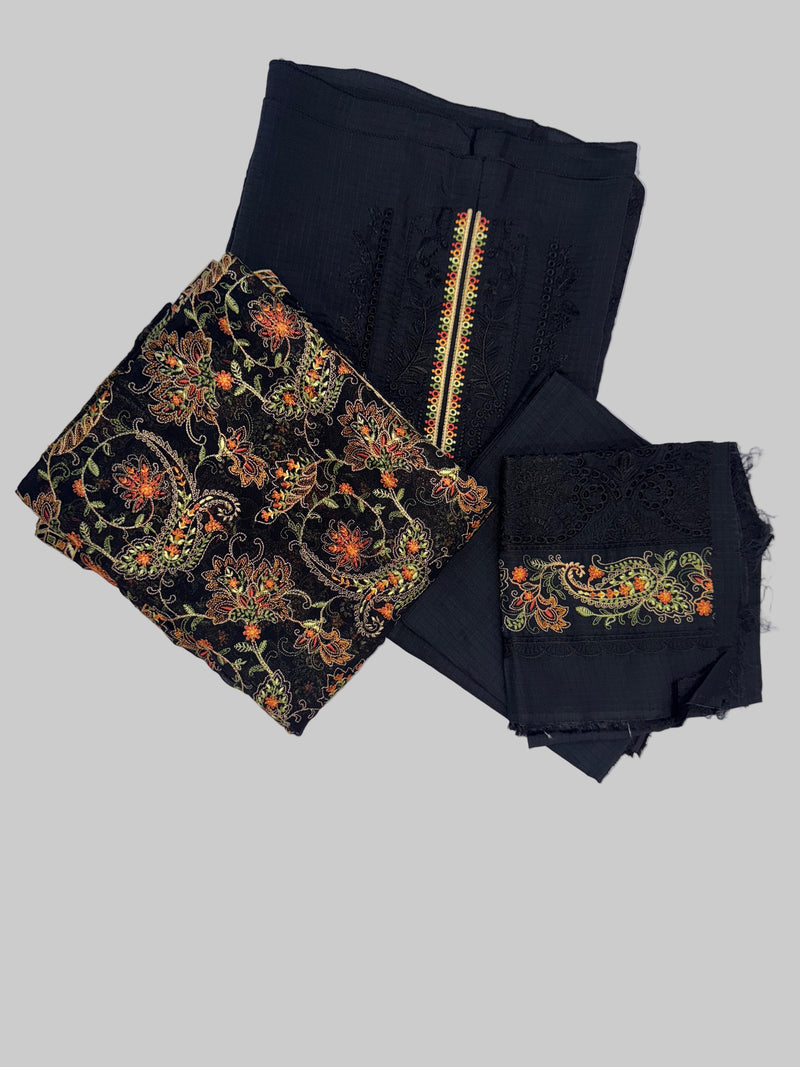 Embroidered Italian Viscose / Pure Zari Italian Viscose Dupatta