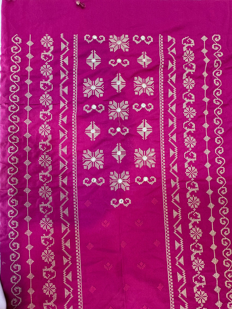 Embroidered Italian Viscose / Pure Zari Italian Viscose Dupatta