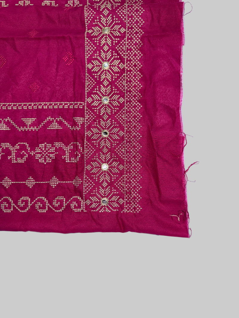 Embroidered Italian Viscose / Pure Zari Italian Viscose Dupatta
