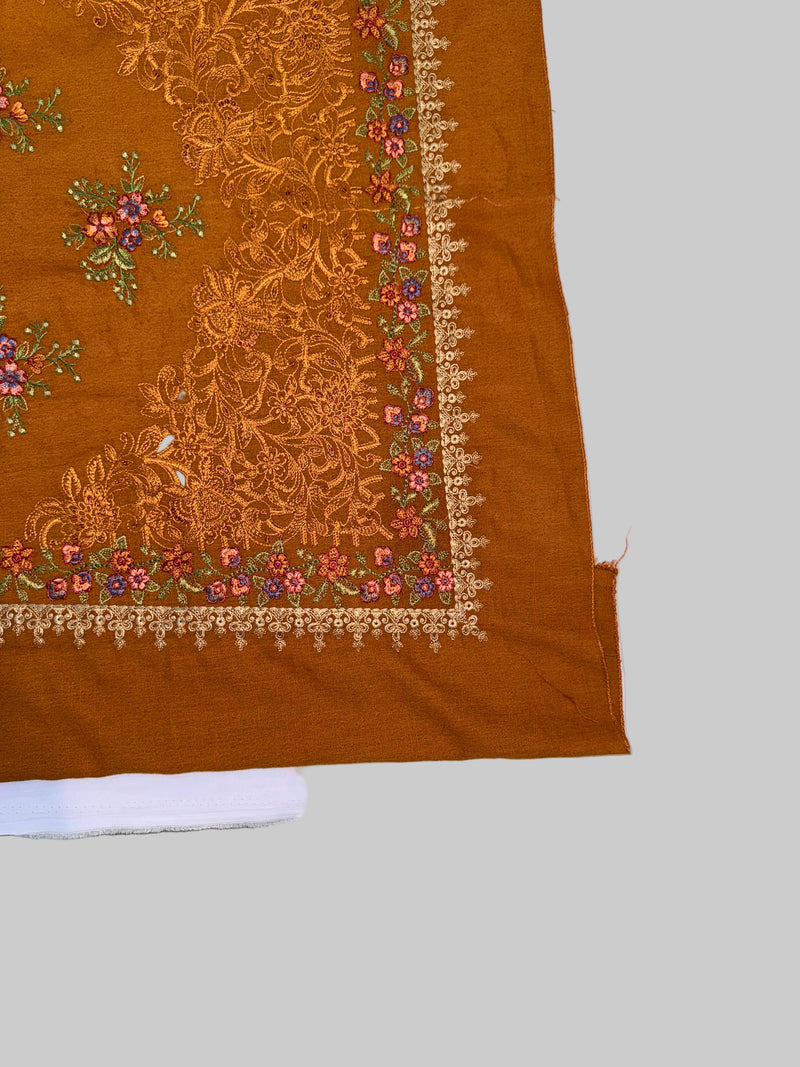 Embroidered Italian Viscose / Pure Zari Italian Viscose Dupatta