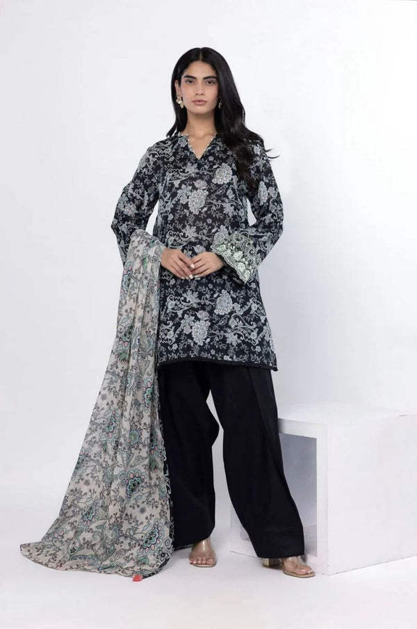 Embroidered Lawn 3-Piece Suit