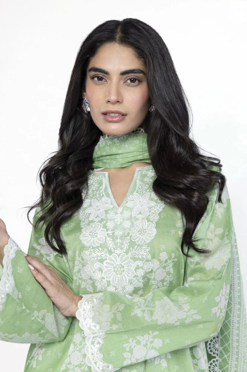 Embroidered Lawn 3-Piece Suit (3PC)