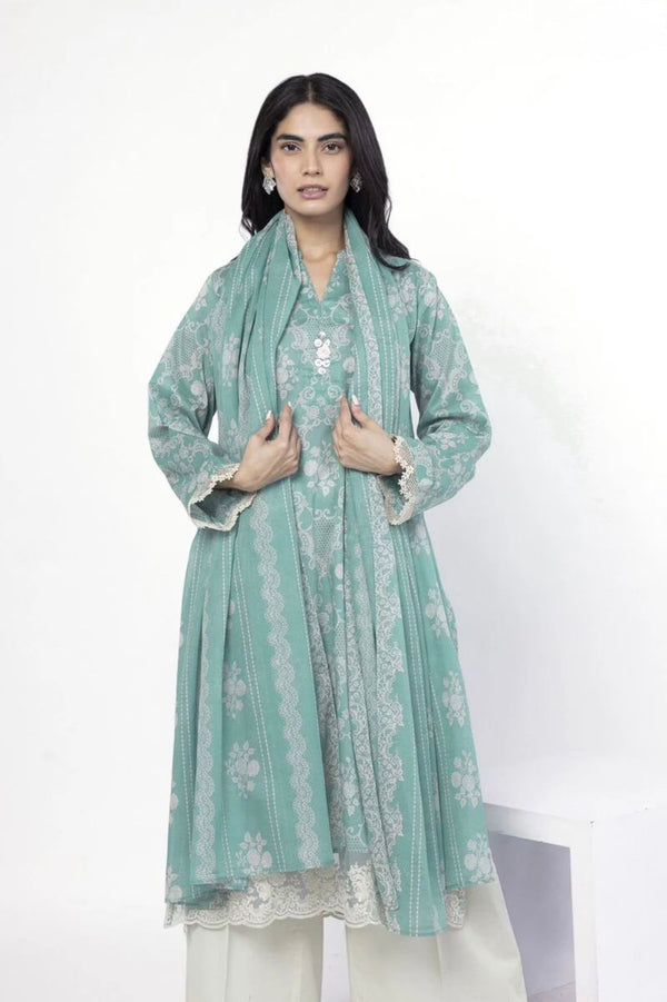 Embroidered Lawn 3-Piece Suit