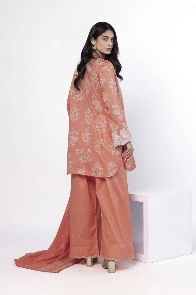 Embroidered Lawn 3-Piece Suit