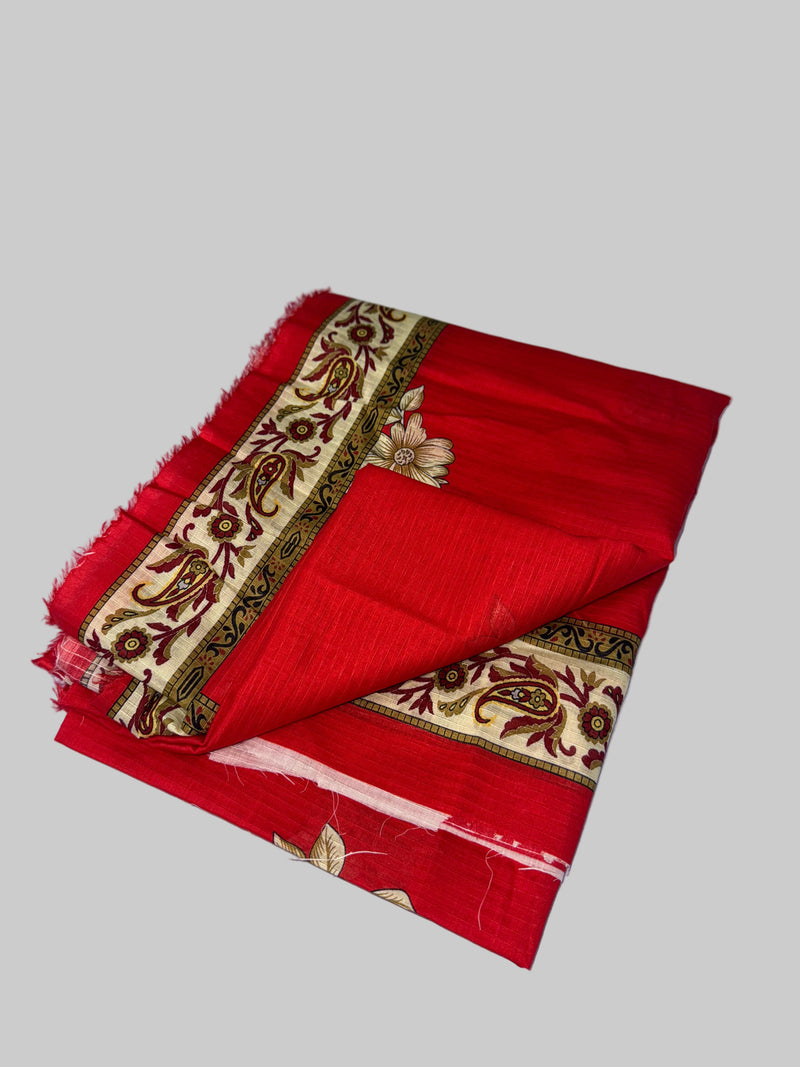 Slub Lawn Floral Printed 3-Piece Suit