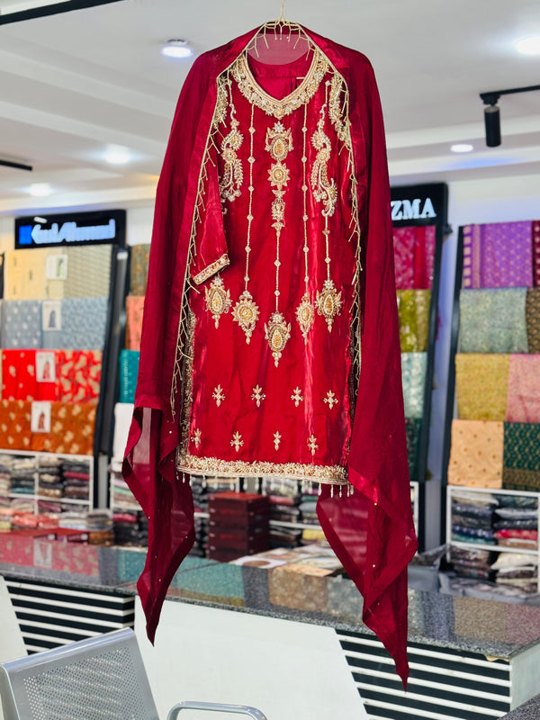 Hand-Made Silk Dhapka