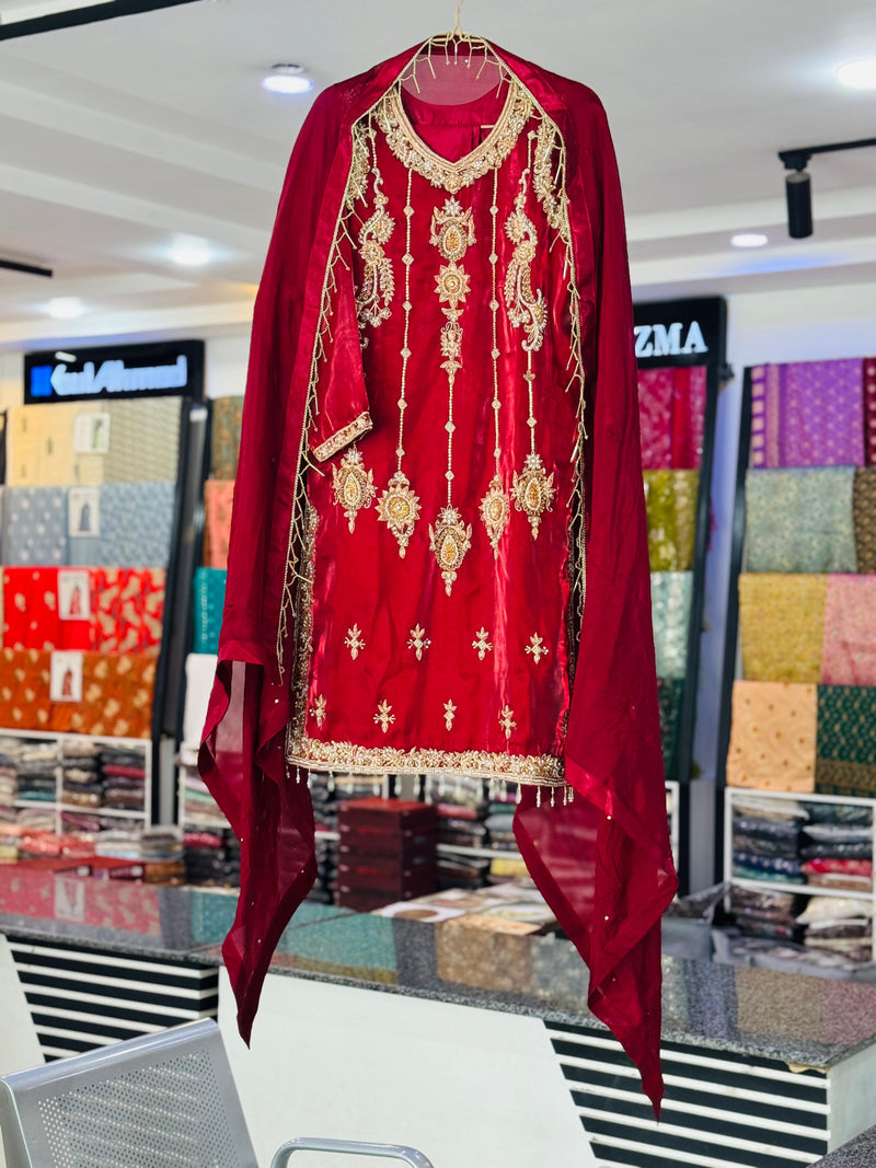 Hand-Made Silk Dhapka