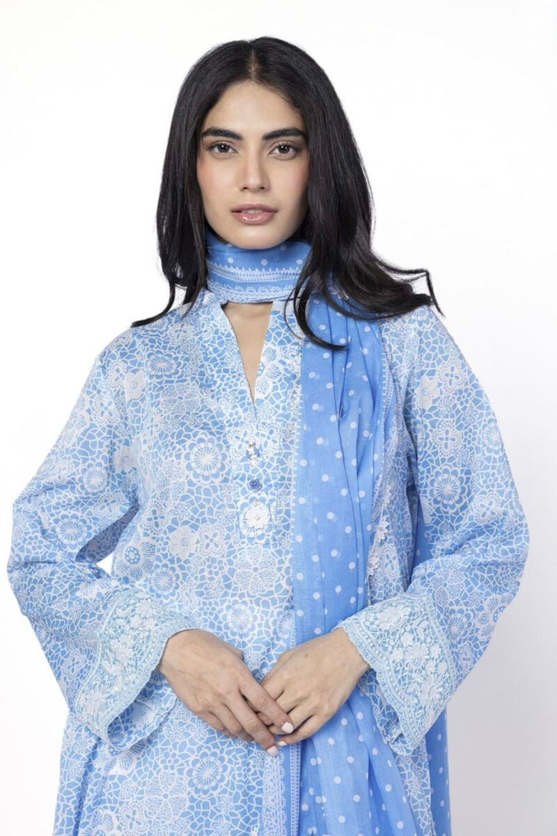 Embroidered Lawn 3-Piece Suit